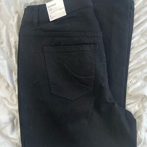 Lane Bryant Black Skinny Jeans with Tags
